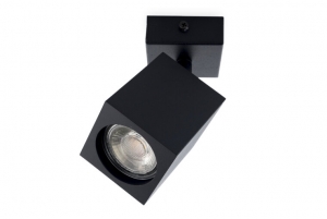 PlafondspotVierkantRichtbaarGU10FittingMatZwart