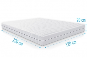 KoudschuimmatrasMultiflex120x220dikte20cm