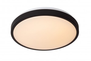 LucideDASHER-PlafonnireBadkamer-348cm-LED-1x18W2700K-IP44-Bewegingdagnachtsensor-Zwart