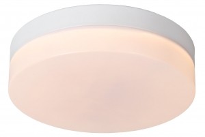 LucideBISKIT-PlafonnireBadkamer-23cm-LED-1x12W2700K-IP44-Bewegingssensor-Wit