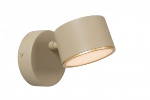 LucideGIAN-Wandlamp-LEDDimb-1x9W2700K-Taupe