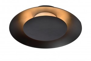 LucideFOSKAL-Plafonnire-215cm-LED-1x6W2700K-Zwart