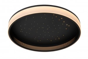 LucideESTREJA-Plafonnire-40cm-LED3StepDim-CCT-2500K3000K-Zwart