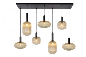 LucideMALOTO-Hanglamp-7xE27-Amber