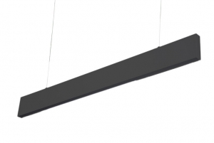 LEDLinearHangarmatuur20W90cmMatZwartWarmWit