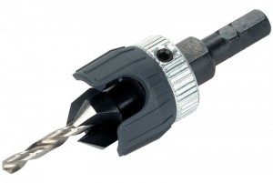 Wolfcraft2544000HSSCentreerboorMetVerzinkboorEnDieptestop-Zeskant-32-12mm