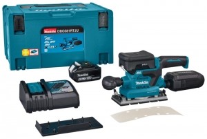 MakitaDBO381RTJU18VLi-ionAccuVlakschuurmachineSet2x50AhInMboxInclAWSZender-93x230mm-Koolborstelloos