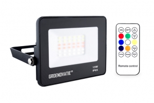 LEDBreedstraler15WWaterdichtIP65RGB