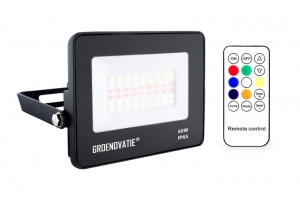LEDBreedstraler50WWaterdichtIP65RGB