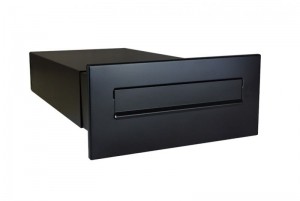 NovioproductsFlexibeleinbouwbrievenbus39-62cmstaal-zwart