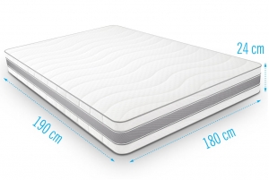 KoudschuimmatrasINTENSOR180x190dikte24cm