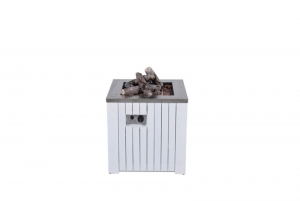 CozyLivingsfeerhaardFaromatwhitealuminium60x60cm-Gardenimpressions