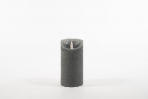 RusticWaxCandleMovingFlame75x15cmGrey3xAaaAnnasCollection-Annascollection