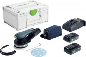 FestoolETSC21254I-Plus18VAccuExcenterschuurmachineSet2x4AhInSystainer-125mm