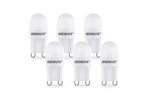 G9LEDLamp1WExtraKleinWarmWit6-Pack