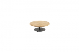 Voltateaksalontafelcentralepootantraciet80cmdiaH30cm4SO-4so