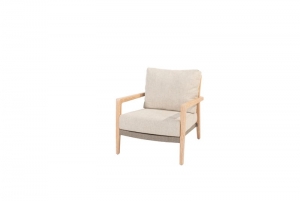 Julialoungestoelbrushedteakincl2kussens75x855x82cmtaupe4SO-4so