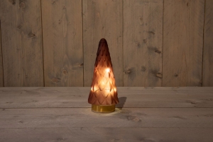 GlazenBoomMatBordeauxMetGoudenVoet105X245Cm3XaaakerstverlichtingAnnasCollection-Annascollection