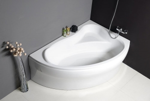 AqualineOravahoekbadrechts150x90x38cmwit