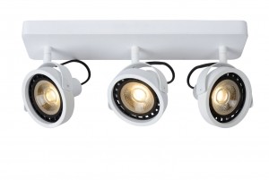 LucideTALALED-Plafondspot-LEDDimtowarm-GU10ES111-3x12W2200K3000K-Wit