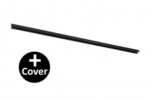 LucideTRACKOpbouwrail-1-faseRailsysteemRailverlichting-1meter-ZwartUitbreiding
