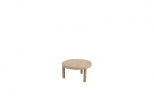 Semsalontafelbrushedteak60cmdiaH32cm4SO-4so
