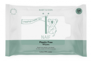 NafBabyKidsPlasticFreeBabyWipes54st