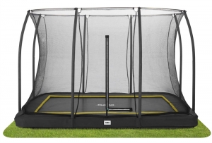 SaltaComfortEditionGroundTrampolinemetVeiligheidsnet-305x214cm-Zwart