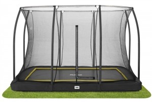 SaltaComfortEditionGroundTrampolinemetVeiligheidsnet-305x214cm-Zwart