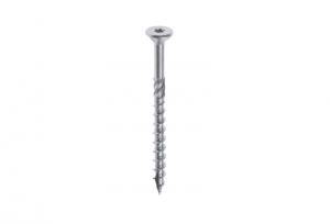 Woodies61550641UltimateSpaanplaatschroef-TX25-50X120mm-VerzonkenKop-Deeldraad-Verzinkt100st