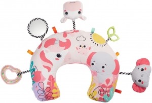 EcoToysRozePaardBuiktrainer