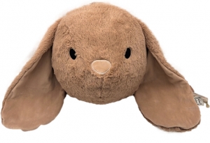 LabelLabelRabbitRosaNougatMuurdecoratie