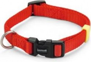 BeezteesUni-HalsbandHond-Rood-26-40cmx15mm