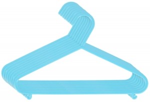 BiecoKledinghangersKunststofLichtBlauw8stuks04014151
