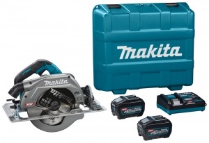 MakitaHS010GT20140VMaxLi-IonAccuCirkelzaagSet2x50AhInKoffer-235mm-Koolborstelloos