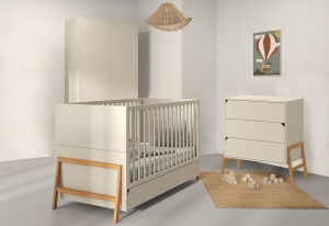 BellamyLottaLatteBabykamerLedikantJuniorbedCommode2-Deurskast