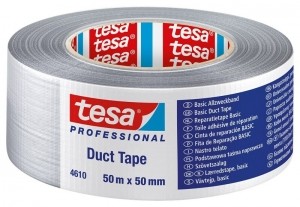 Tesa04610Ducttape-Algemeen-Zilver-50mmX50m