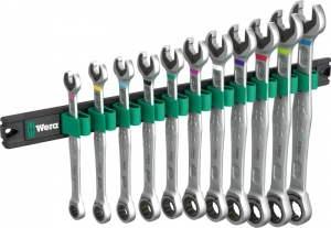 Wera0502001400112-delig9630Magneetstrip6000Joker1Steek-ringratelsleutelset