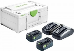 FestoolSYS18V2x50TCL6DUOEnergieset2x50AhInSystainer