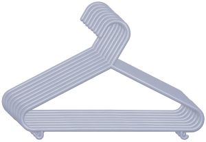 BiecoKledinghangersKunststofLila8stuks04014159