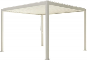 PatioCovervierkantMAlvaroGazebo360x400h250cmMattwhiteoverkappingpergolaSuns-Suns