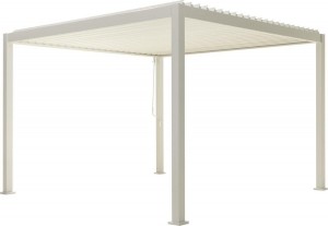 PatioCovervierkantMAlvaroGazebo360x400h250cmMattwhiteoverkappingpergolaSuns-Suns