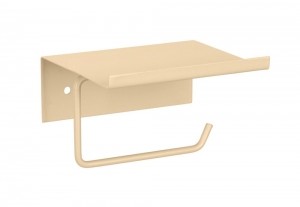 Toiletrolhoudermetplanchet-beige