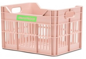 KinderfietsFietskrat15LJuniorPastelroze