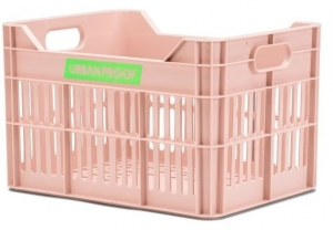 KinderfietsFietskrat15LJuniorPastelroze