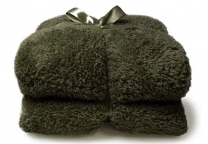 Plaidteddyl200b150cmwintergroenUniqueLiving-Uniqueliving