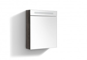 LambiniDesignsTrendLinespiegelkast60x70cmcenturyoakrechts