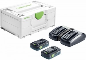 FestoolSYS18V2x40TCL6DUOEnergieset2x40AhInSystainer