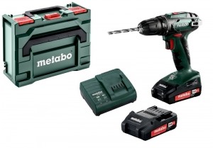 MetaboBS1818VLi-IonAccuBoor-schroefmachineSet2x20AhLi-POWERAccuInMetaBOX