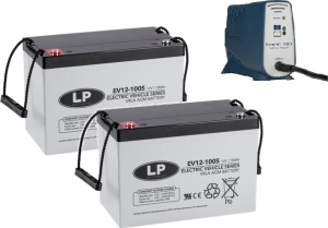 LandportLP2xEV12-100saccus12volt100ahIMPULSIIacculader24v8A